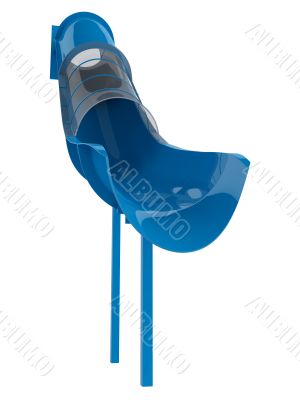 Blue waterslide Blue waterslide