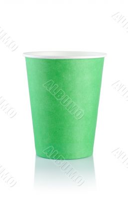 Green disposable cup