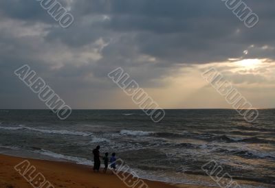 Ar Sunset On The Beach