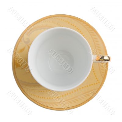Teacup with saucer