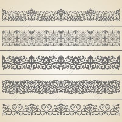 Seamless borders set 3