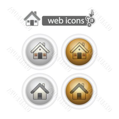 round web icons-home