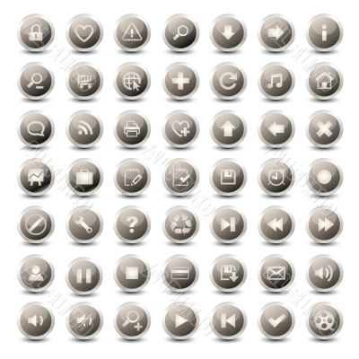 49 monocromatic web icons 49 monocromatic web icons