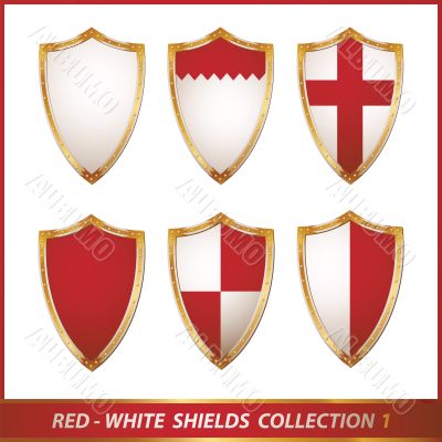 red-white shields collection