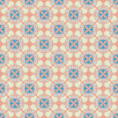 ornamental pattem, pastel ornamental pattem, pastel