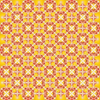 orange ornamental background