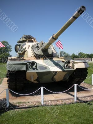 U.S. Military Tank Front Shot