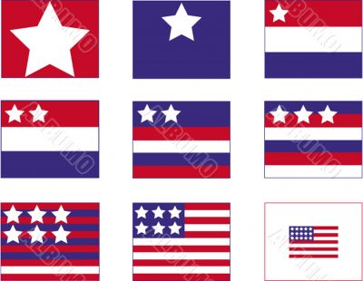 American Flag Storyboard