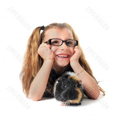 child Guinea pig