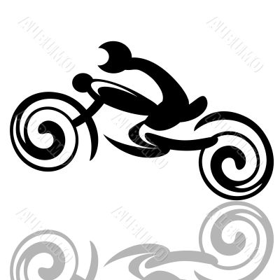 Motorbike racer