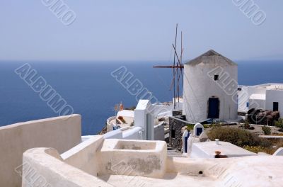 View of the Windmill and the Sea