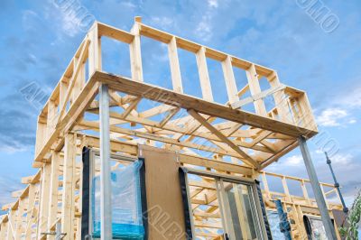 New home construction framing