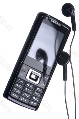 mobile phone with head set mobile phone with head set