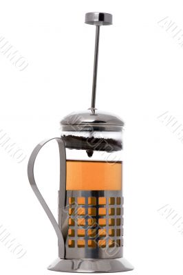 press coffee maker with tea