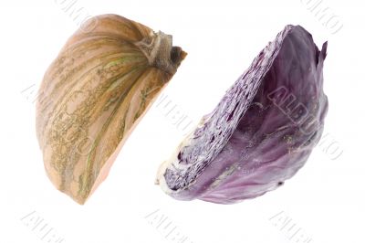 pumpkin and cabbage pumpkin and cabbage
