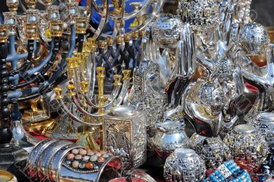 At Flea Market in Jerusalem