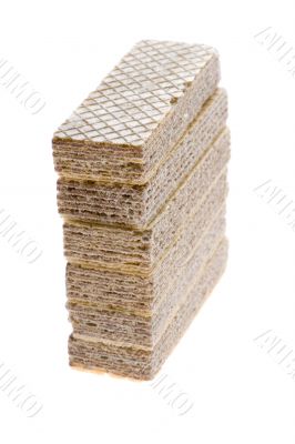 wafer isolated on white