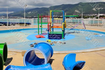 Repair of an aquapark