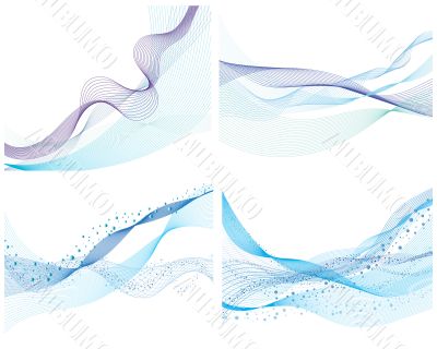 set of water background