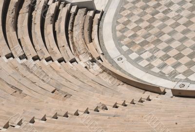 Piece of Odeon in Athens Piece of Odeon in Athens