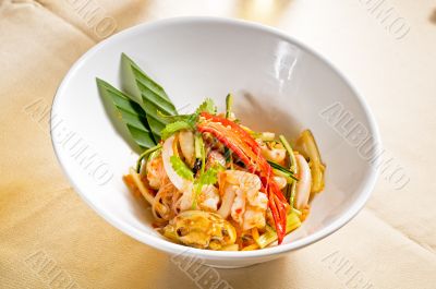 fresh seafood thai salad