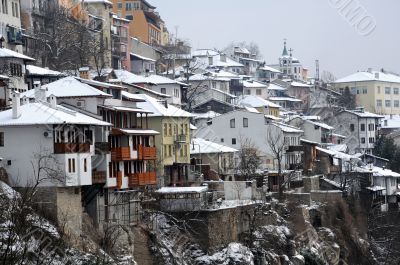 Town of Veliko Tarnovo in the Winter Town of Veliko Tarnovo in the Winter