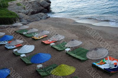 Late Afternoon on the Beach in Turkey