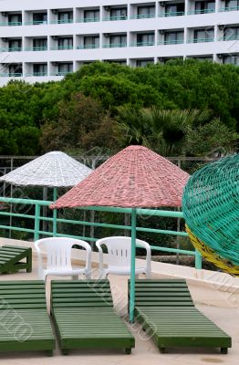Sun Terrace and Hotel in Turkey