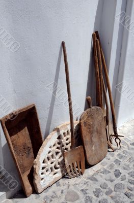 Rusty Tools for Agricultural Labor