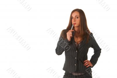 Beautiful brunette businesswoman Beautiful brunette businesswoman