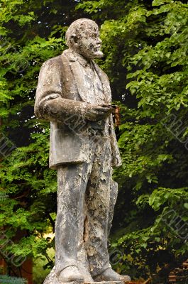 Shabby Monument to Lenin