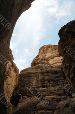 Siq Canyon of Petra