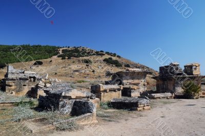 View of Ruins of Ancient Hierapolis