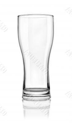 Empty beer glass