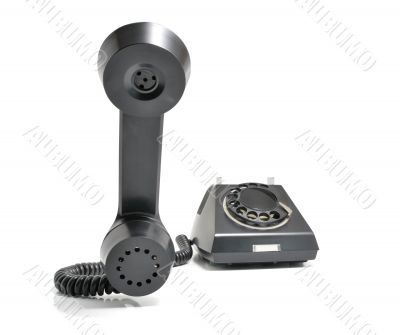 telephone with the taken off Handset