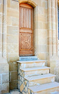 Old church door