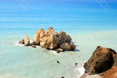 Rocks in the sea