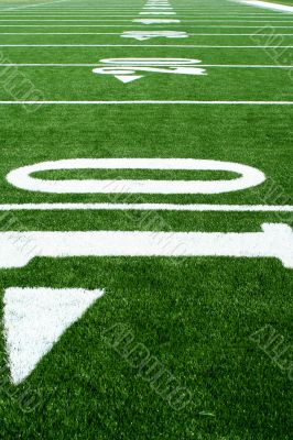 Astro turf football field