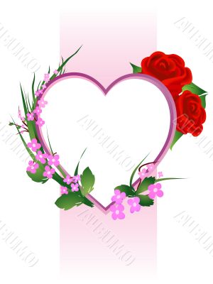 Valentines Day floral composition Valentines Day floral composition