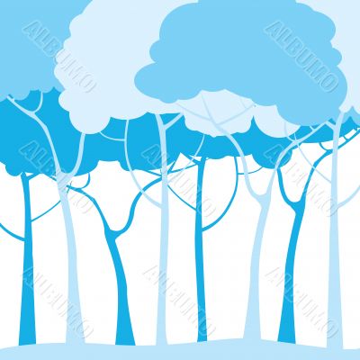 blue trees blue trees
