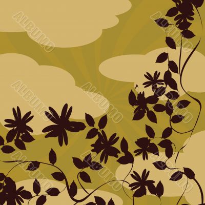 floral background floral background