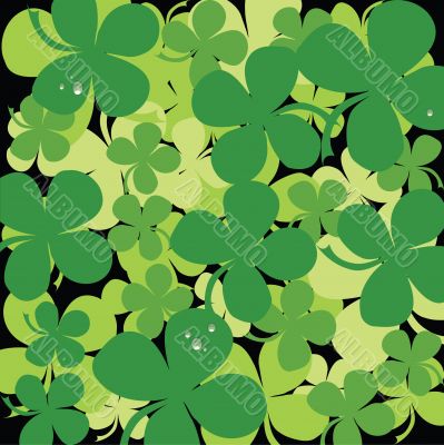Seamless clover background Seamless clover background