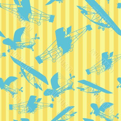 Seamless pattern planes layout