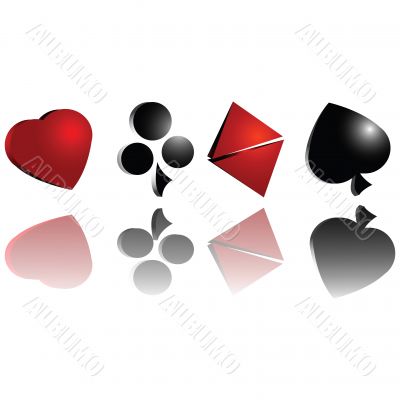 Gambling cards symbol Gambling cards symbol