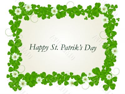 Happy St. Patrick card Happy St. Patrick card