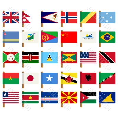World flag icons set 5 World flag icons set 5