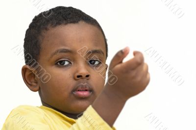 Portrait of a young kid