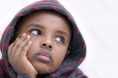 Portrait of a young kid