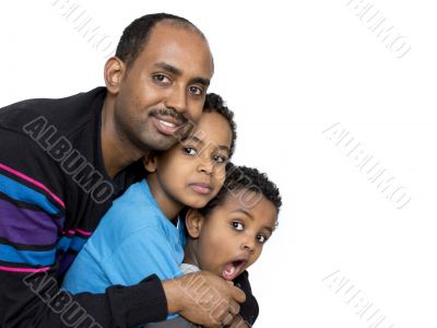 Father and his two boys