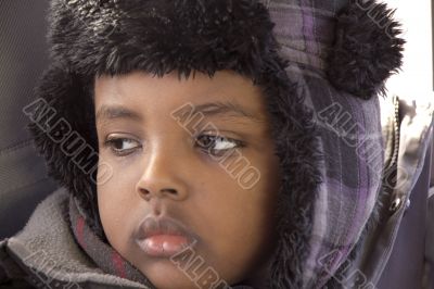 Portrait of a young kid